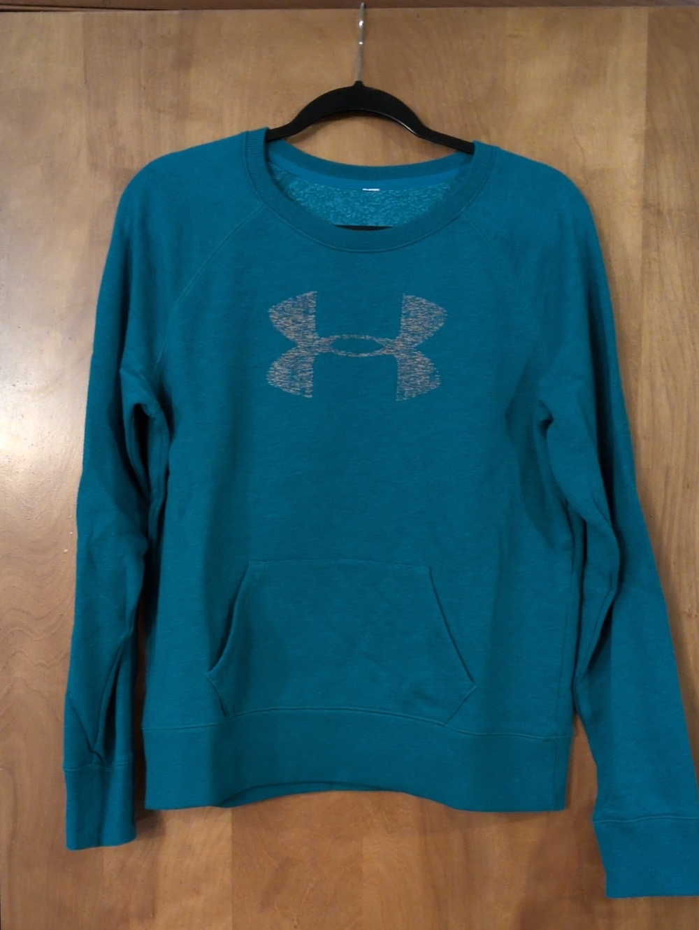 Under Armour Teal Crew Sweatshirt with Logo